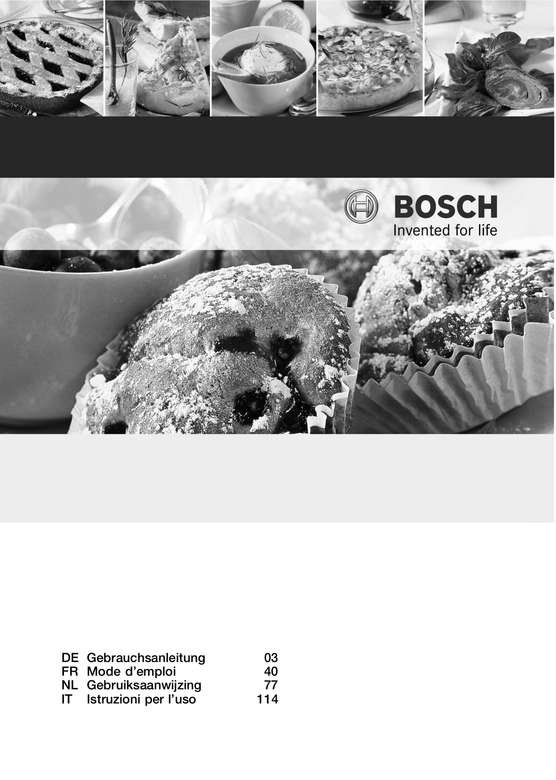 BOSCH PIL875L24E, P675L24E, P875L24E User Manual