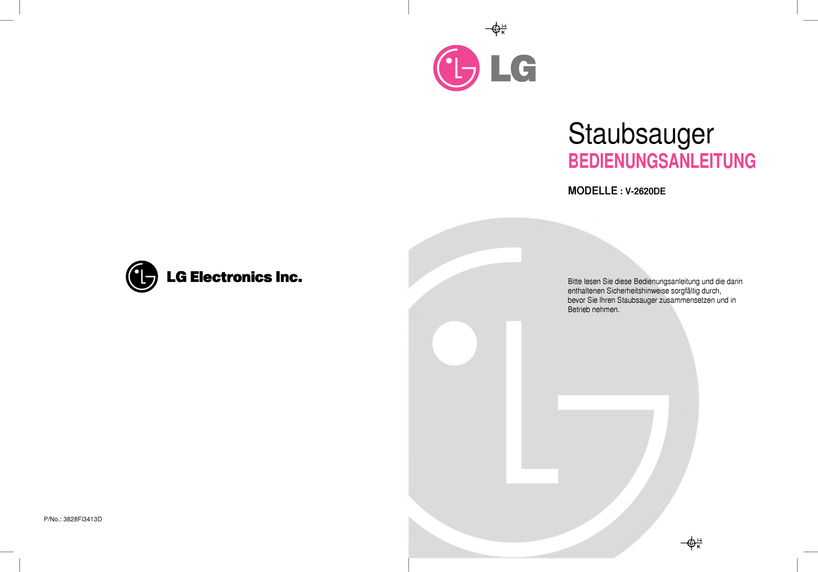 Lg V-2620DE User Manual