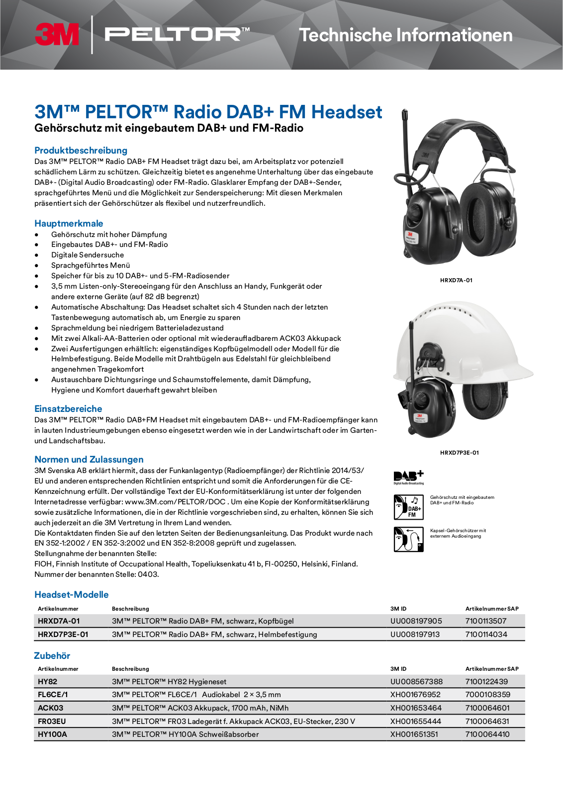 3M HRXD7A-01 Service Manual