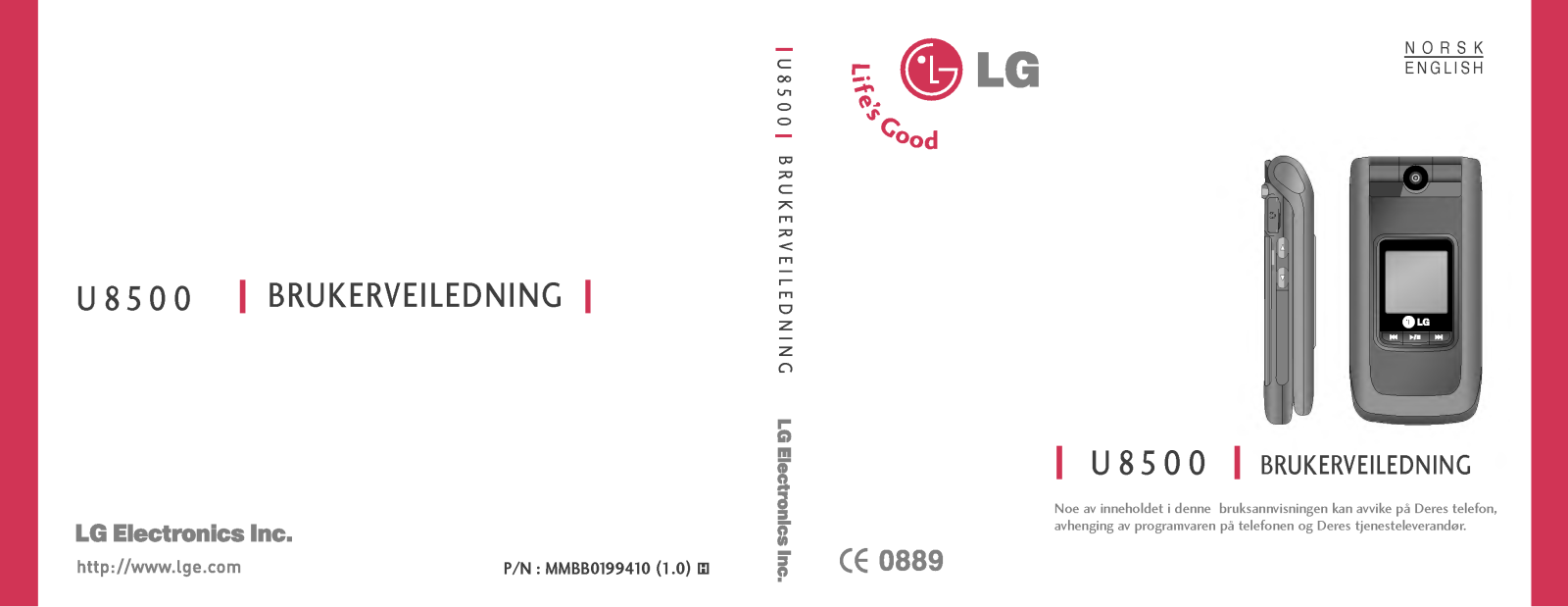 Lg U8500 User Manual