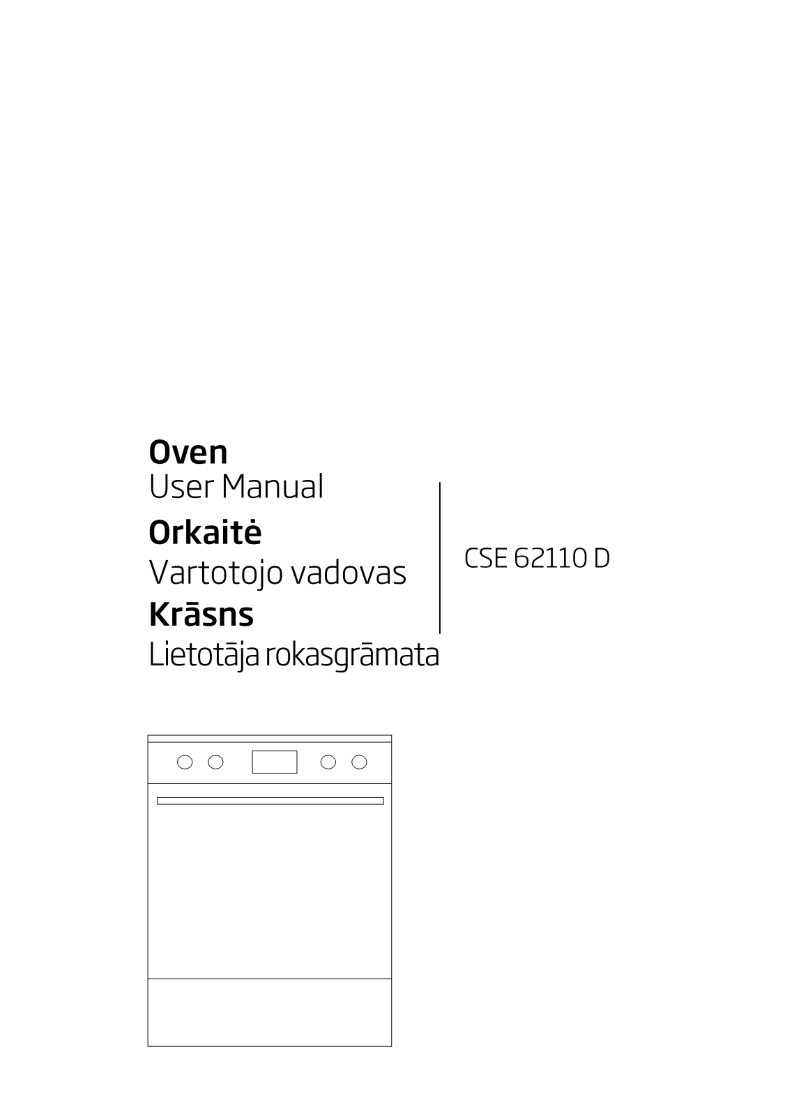 Beko CSE62110D User manual