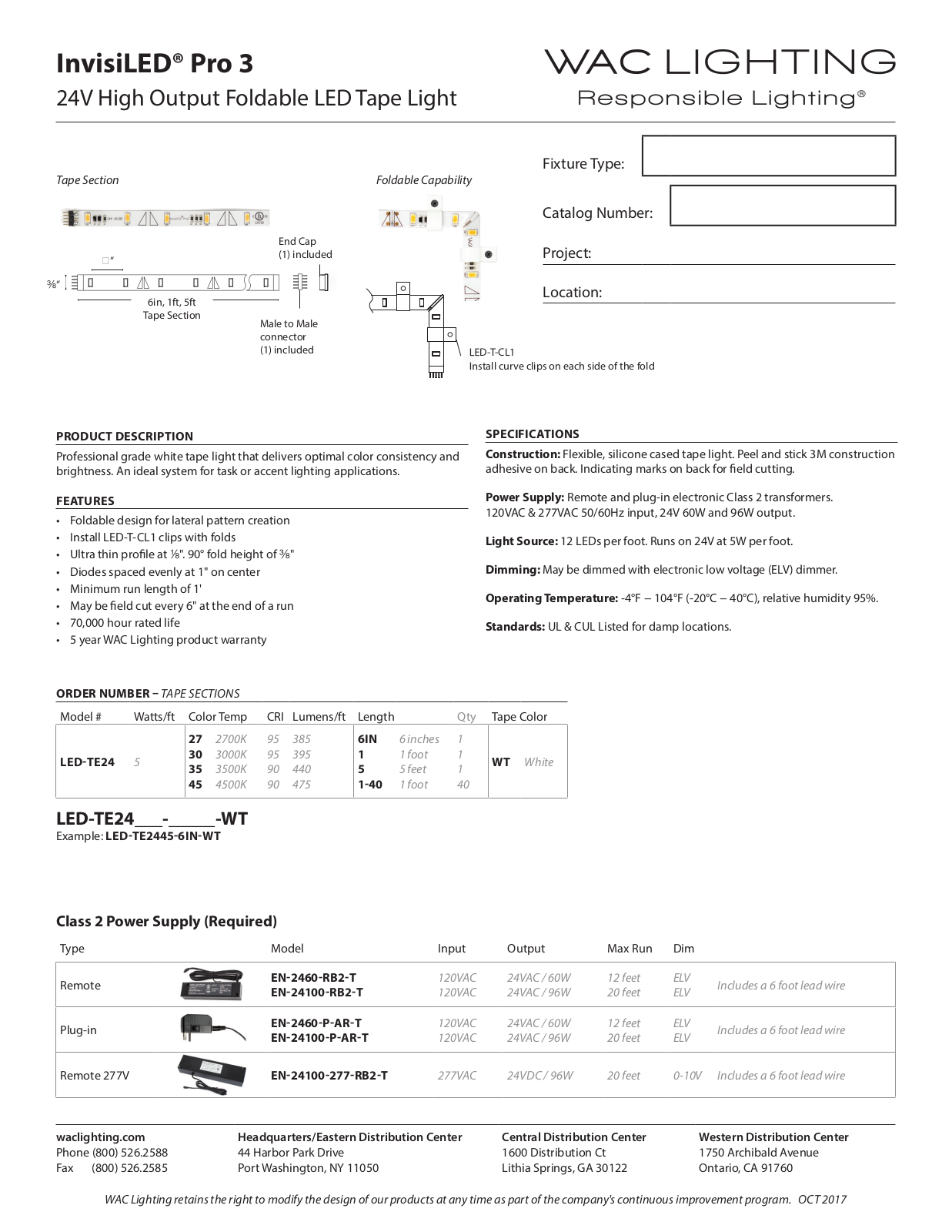 WAC Lighting XDMK1015 Specifications - ManualMachine.com