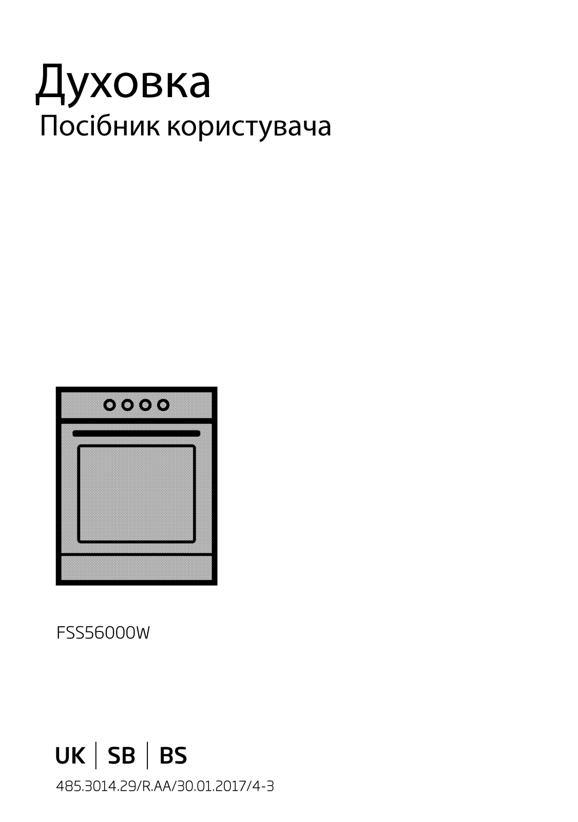 BEKO FSS 56000 W User manual