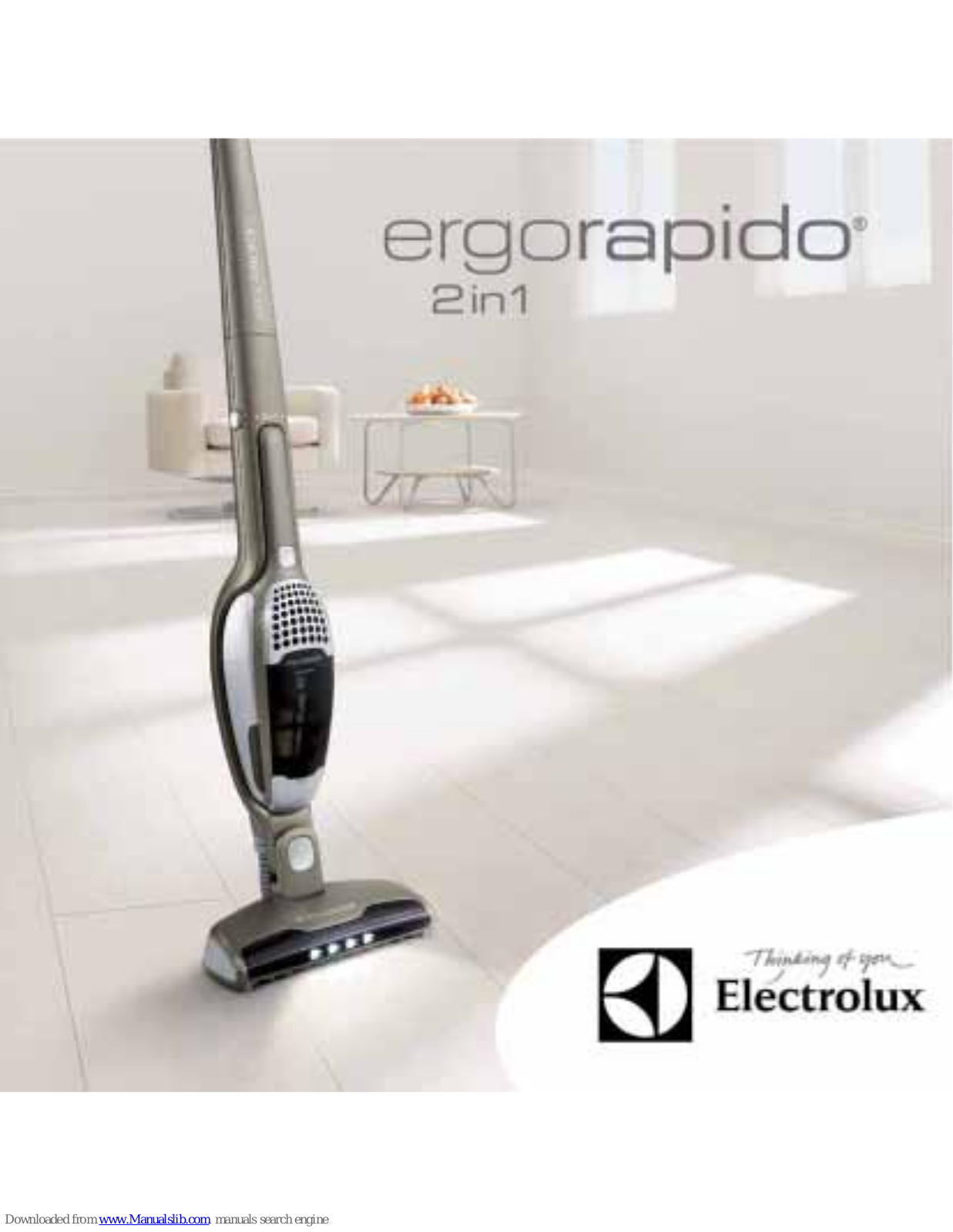 Electrolux Ergorapido, Ergorapido 2in1 Instruction Manual