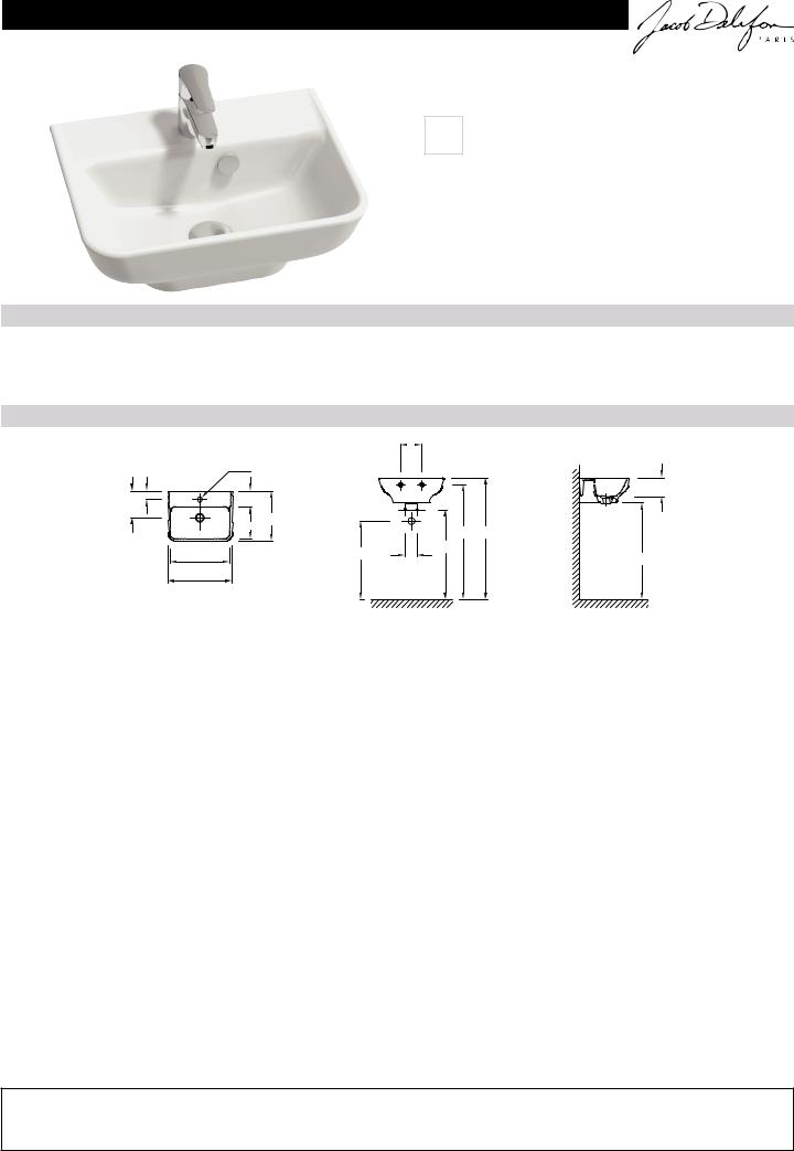 Jacob Delafon STRUKTURA EGH112-00 Datasheet