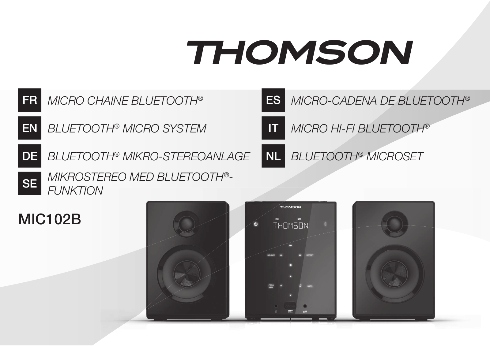 THOMSON MIC102B User Manual