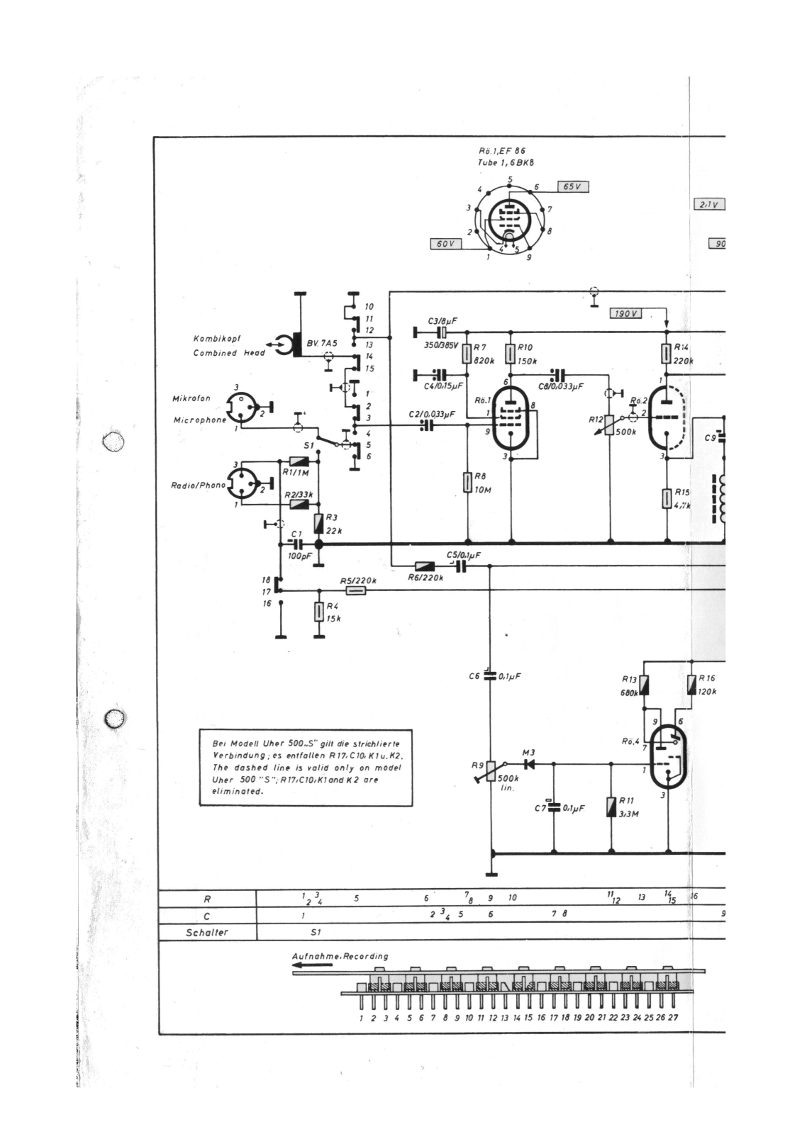 Uher 500, 502 Service Manual