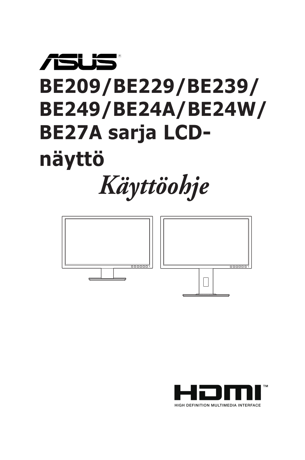 Asus BE24WQLB, BE239QLBH, BE249QLBH, BE24AQLBH, BE27AQLB User Guide