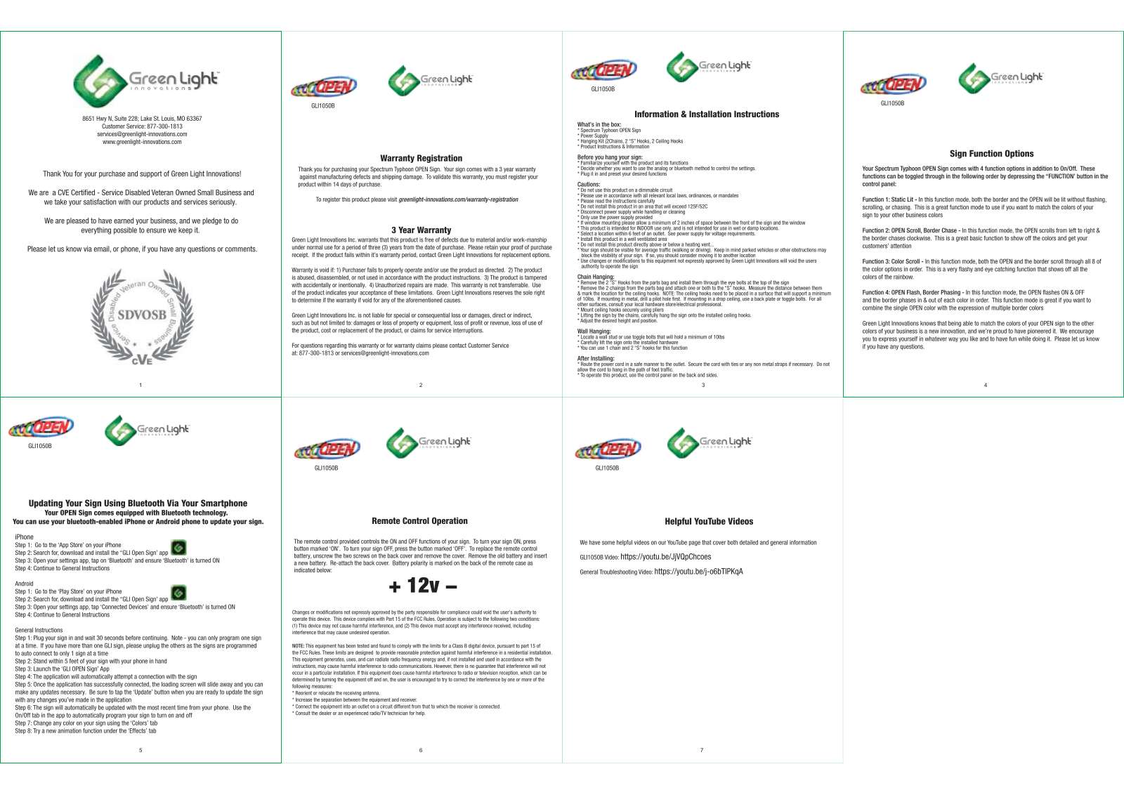 YANCHENG TIANYUAN LAMP GLI1050B User Manual