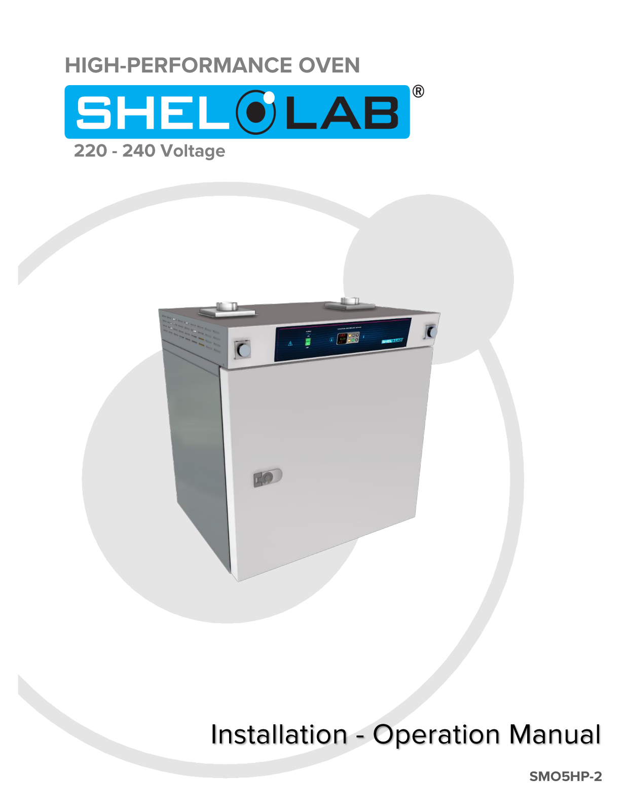 Shel Lab SMO5HP-2 User Manual