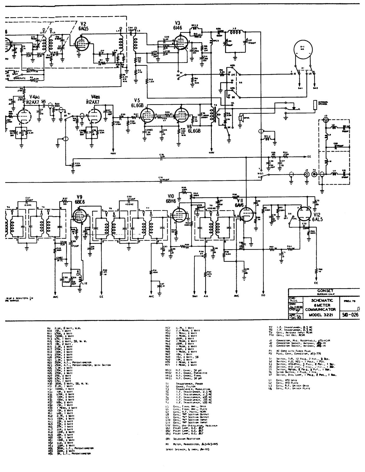 GONSET G-50 SCHEMATIC-2