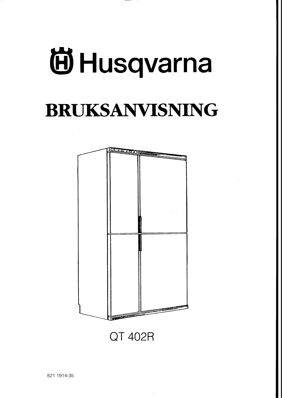 Husqvarna QT402R User Manual