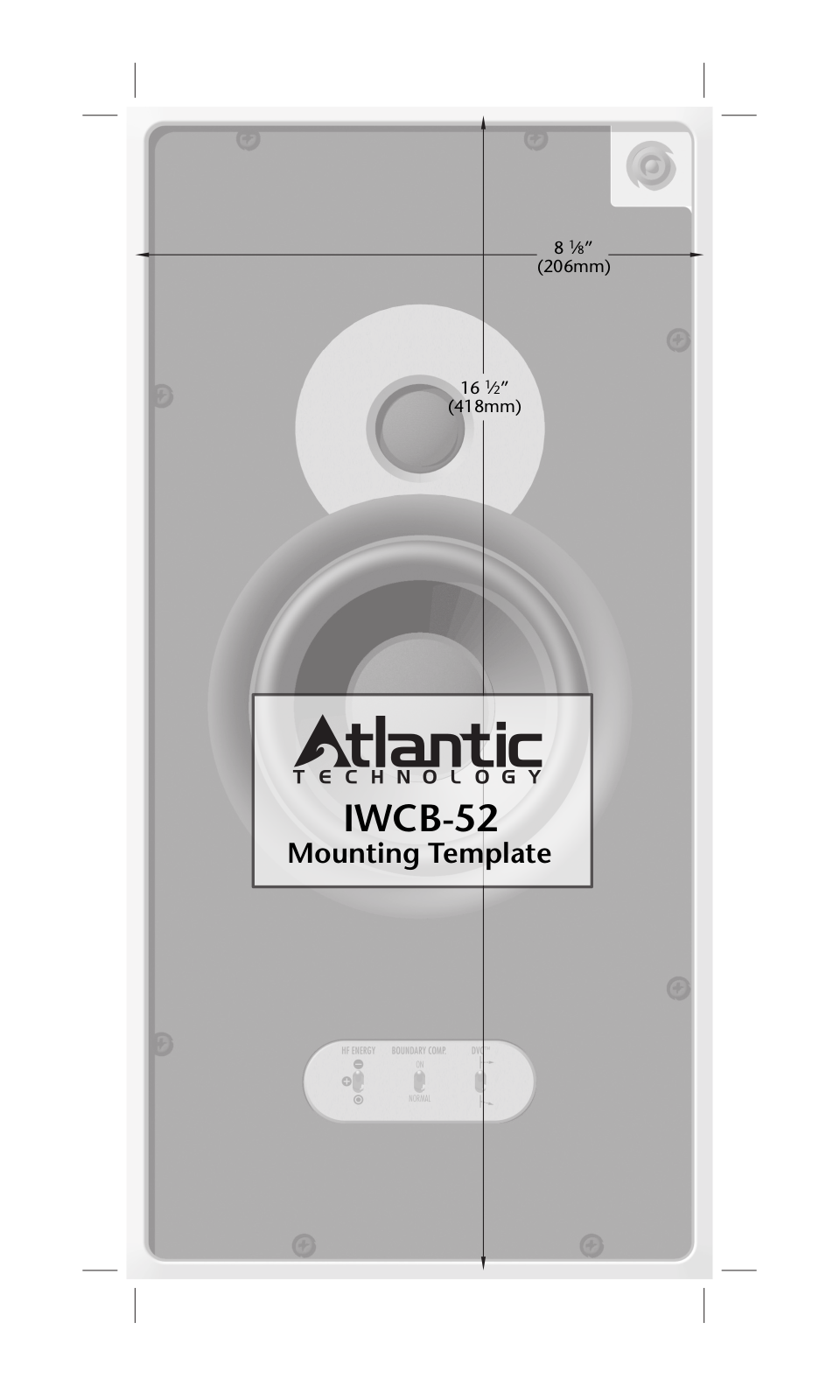 Atlantic Technology IWCB-52 Owners manual