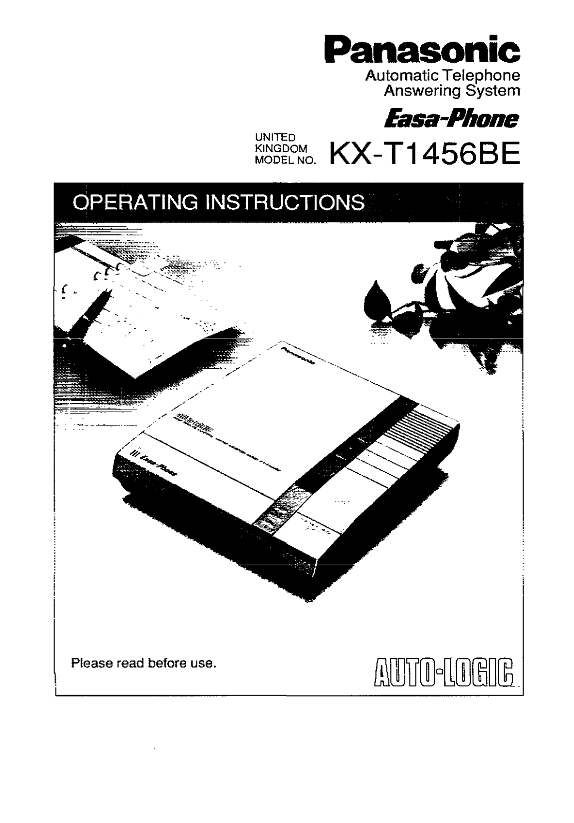 Panasonic KX-T1456BE User Manual
