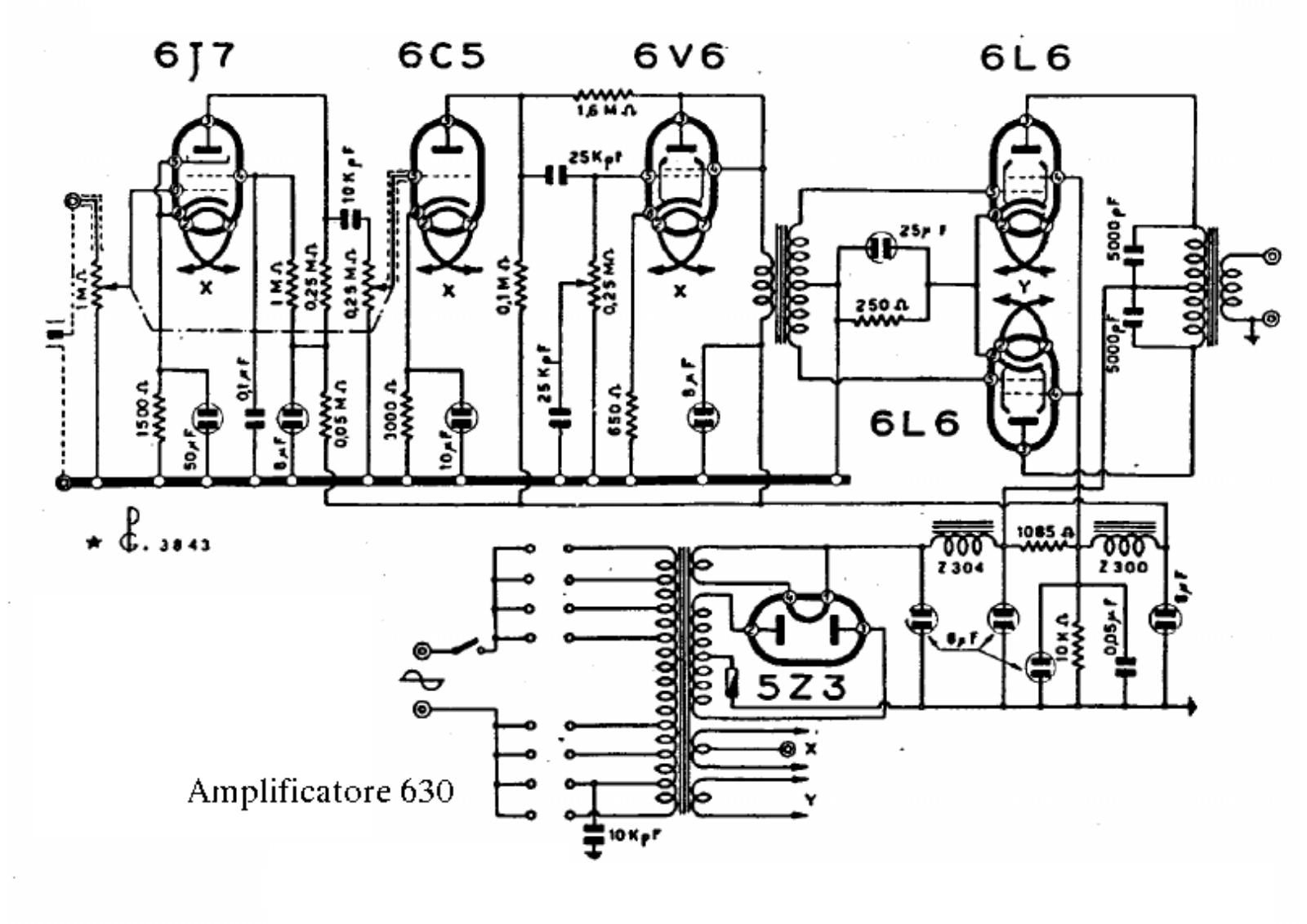 Watt Radio 630 schematic