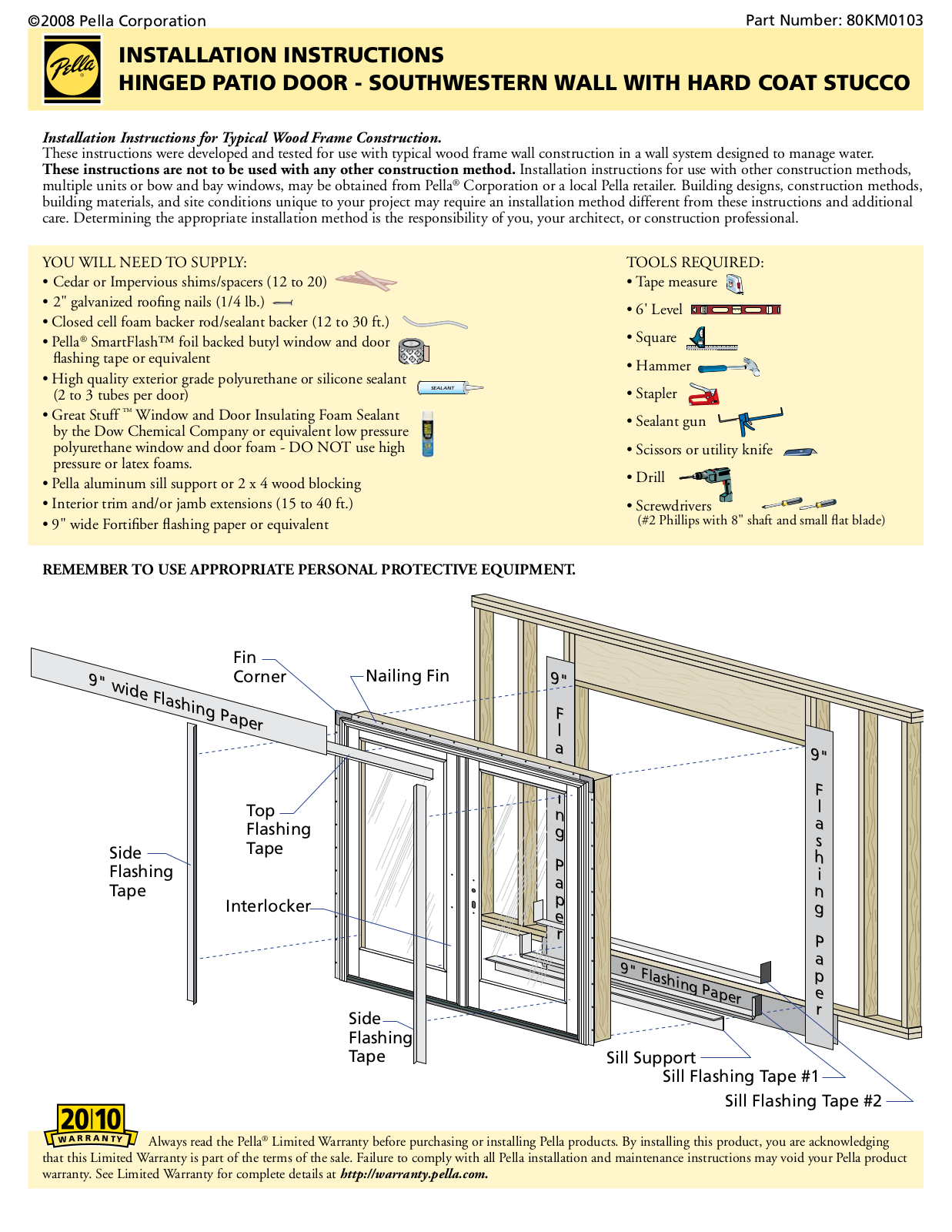 Pella 80KM0103 User Manual