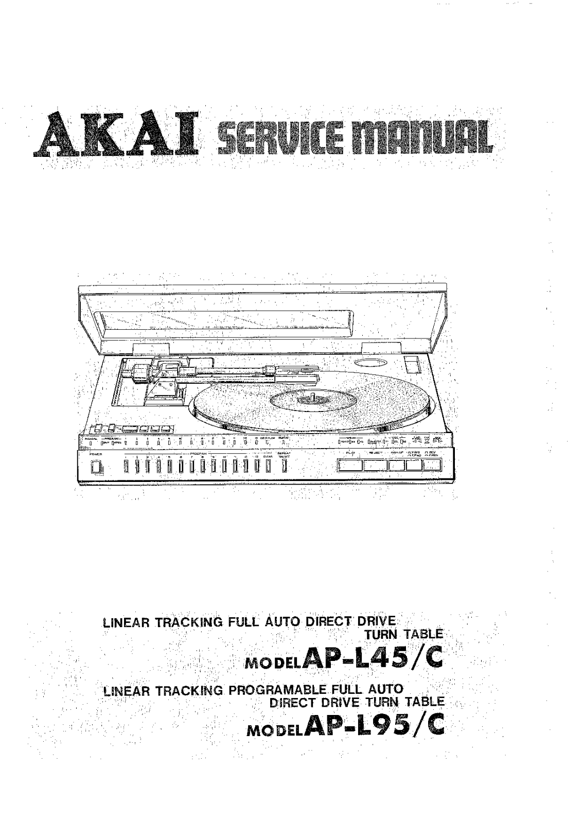 Akai APL-95-C Service manual