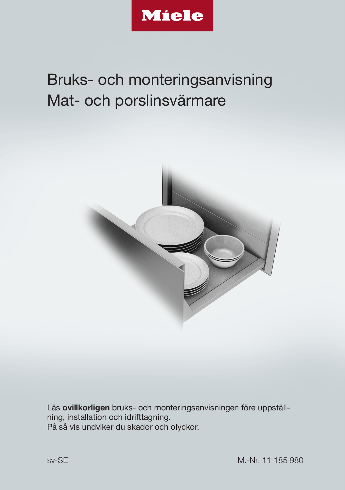 Miele ESW 7010, ESW 7020, ESW 7030, ESW 7110, ESW 7120 assembly instructions