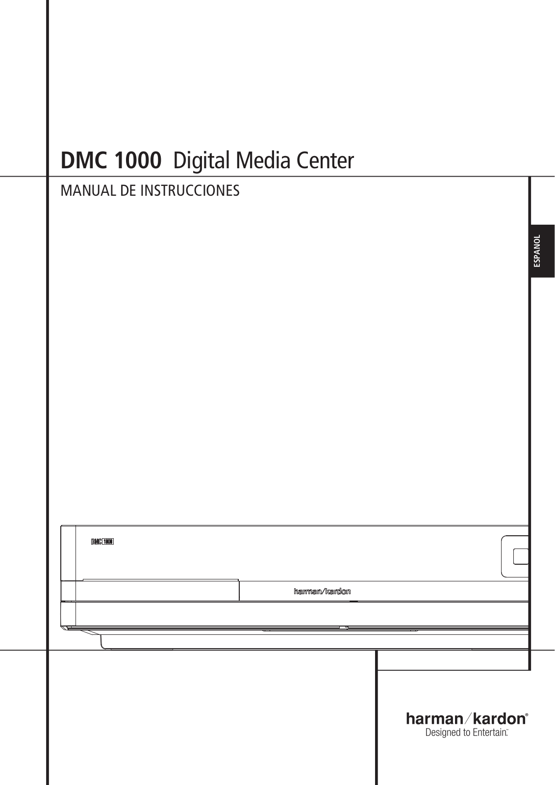 Harman kardon DMC 1000 User Manual