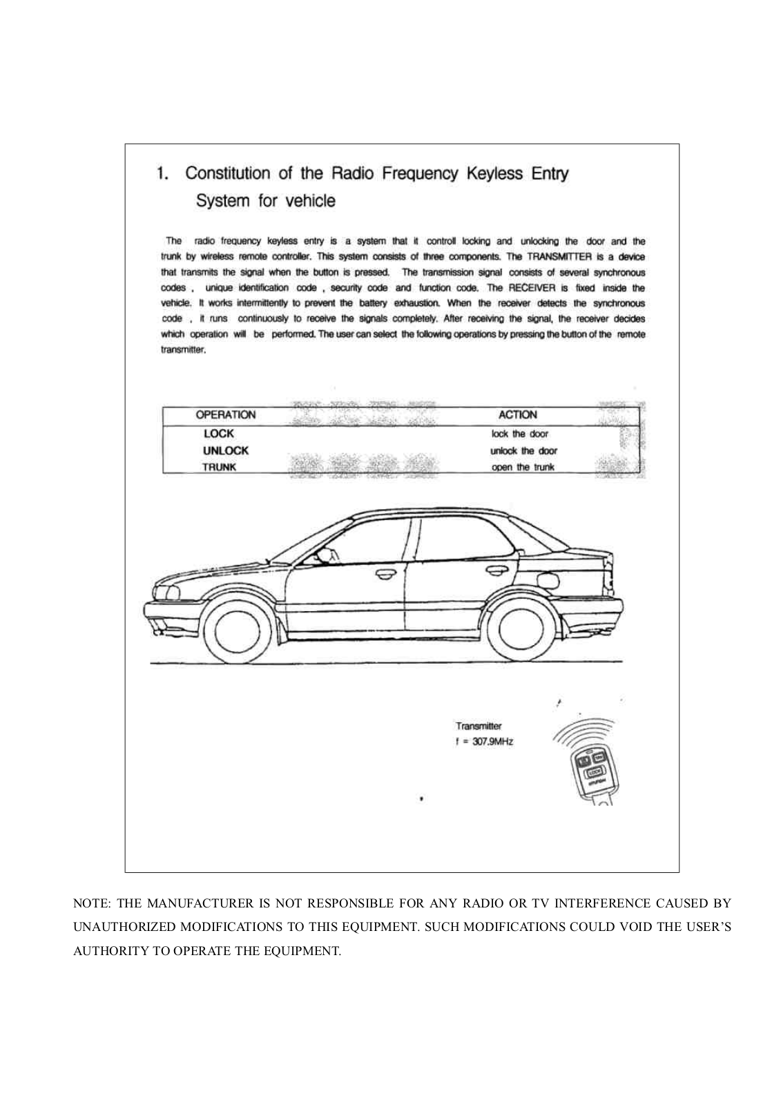 Omron Automotive Electronics Korea OKA 221R User Manual