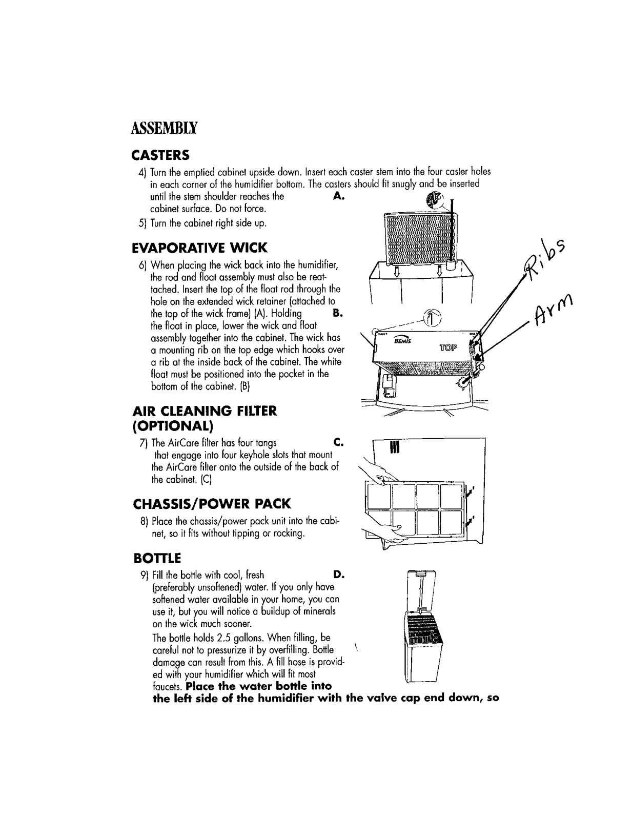 Essick H12 400, H12001, H12300, H12400, H12 300 Installation Instruction