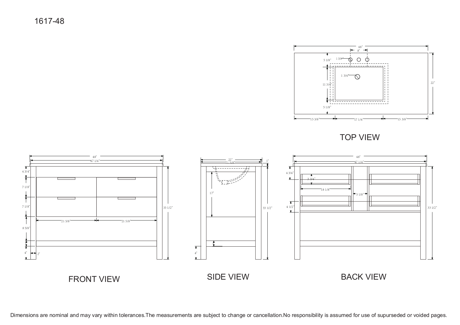 Stufurhome HD1617G48CR User Manual