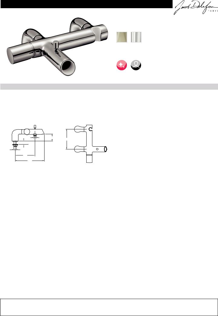 Jacob Delafon TOOBI E8964-CP, TOOBI E8964-BN Datasheet