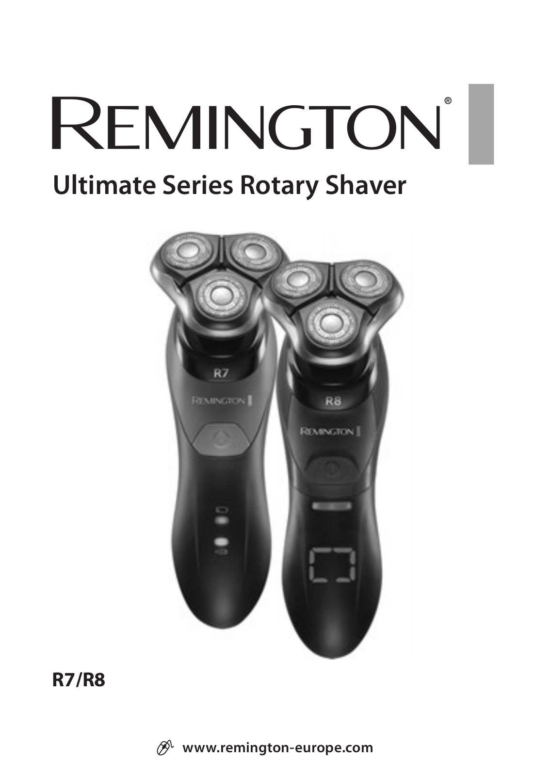 Remington R7 XR1530 User manual