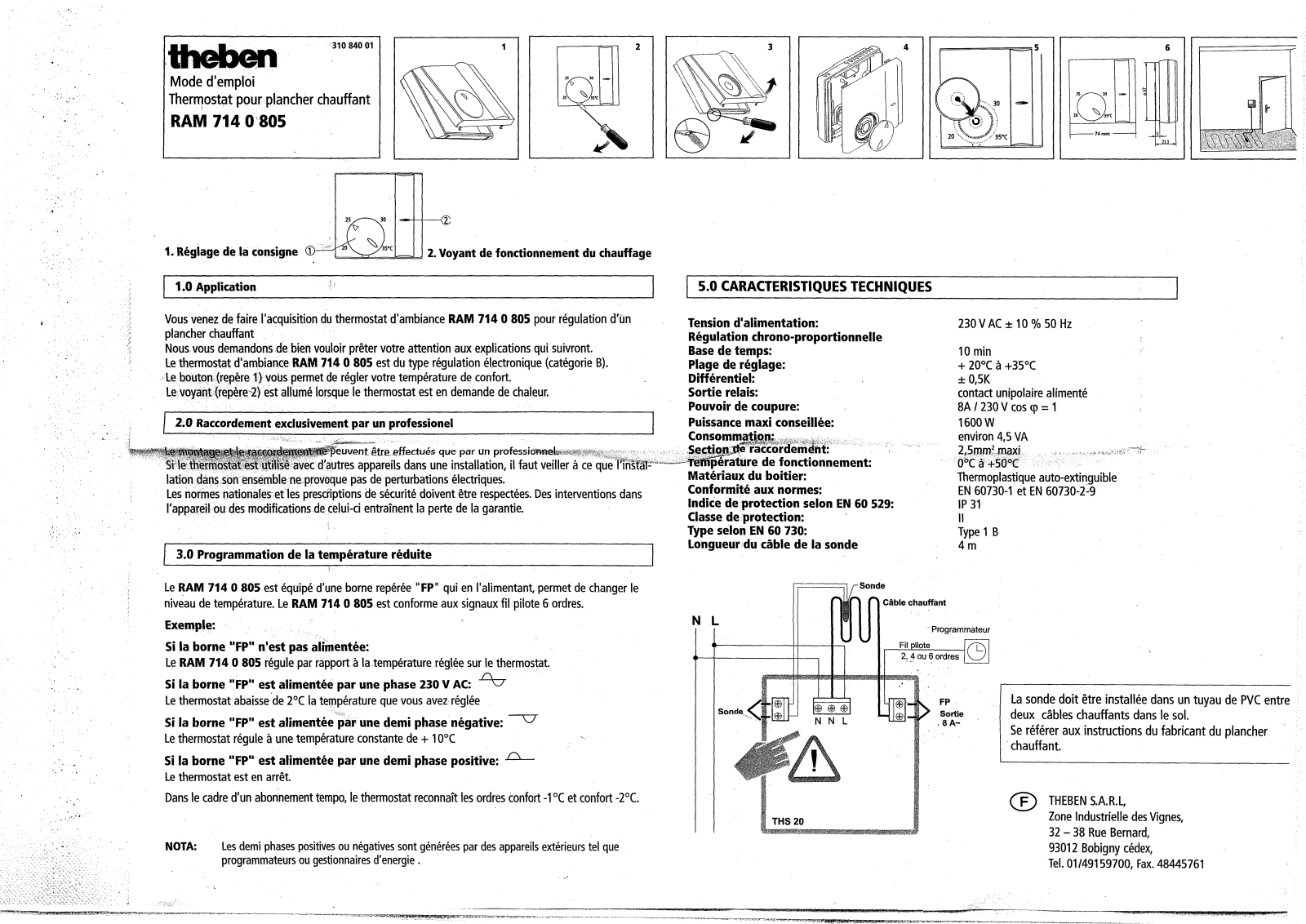 THEBEN RAM 714 0 805 User Manual