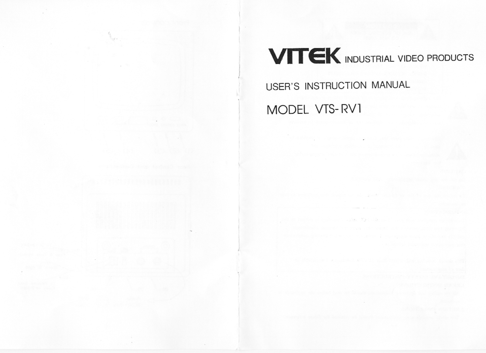 Vitek VTS-RV1 User Manual