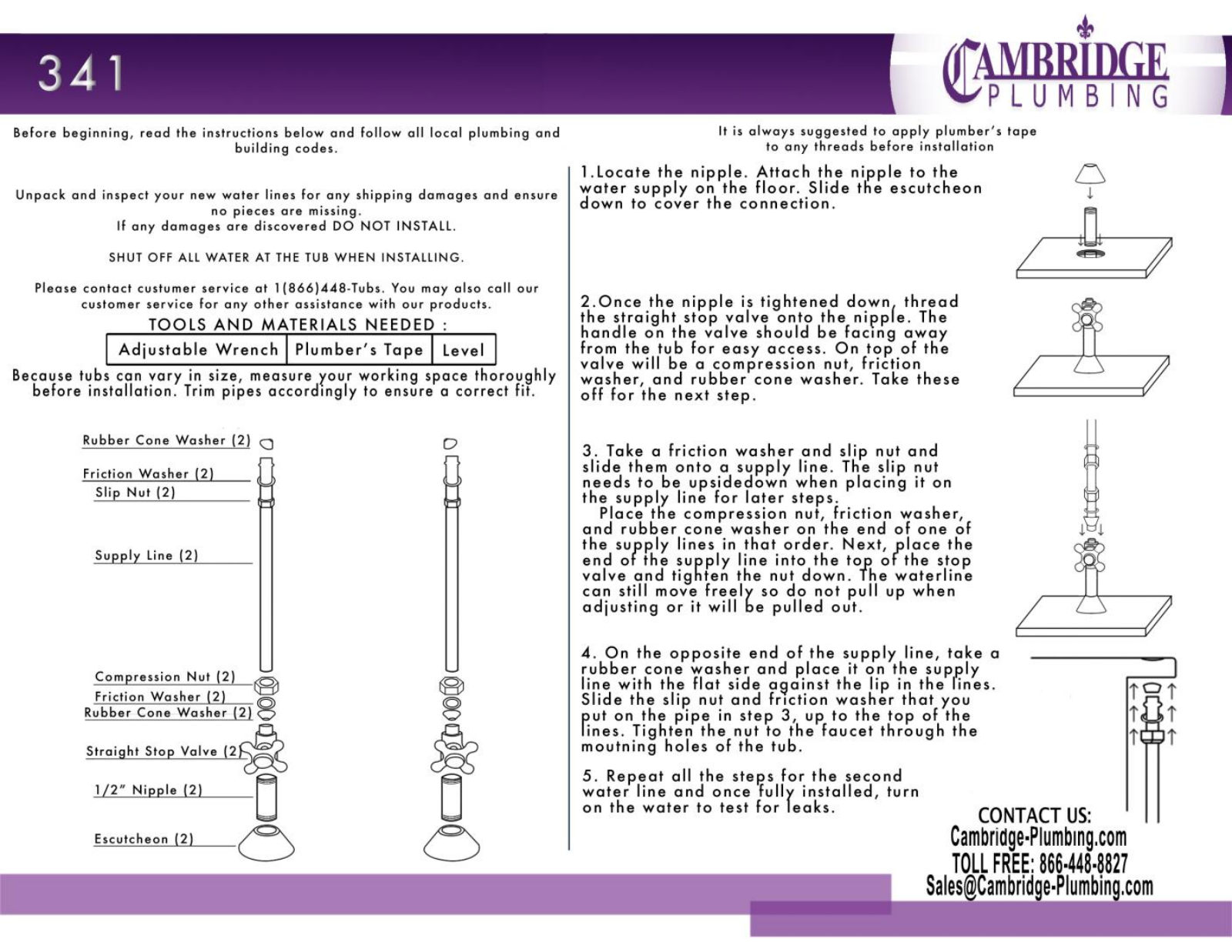 Cambridge ADE463D2PKGORB7DH User Manual