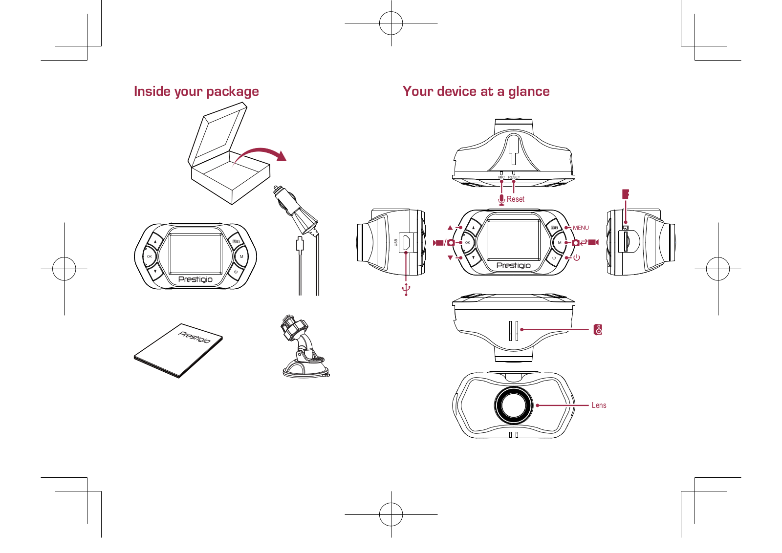 Prestigio PCD-VRR140 Getting Started