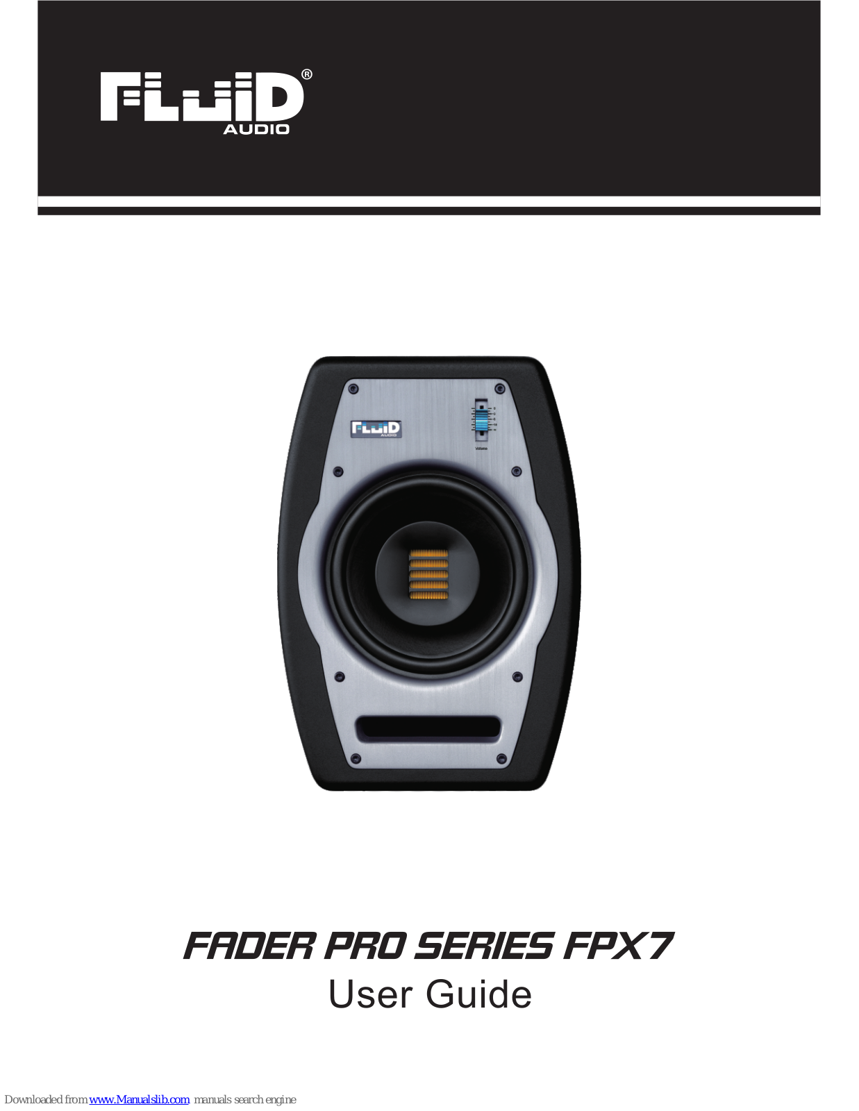 Fluid FADER PRO FPX7 SERIES User Manual