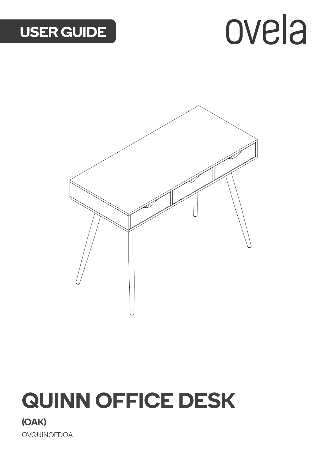 Ovela OVQUINOFDOA User guide - ManualMachine.com