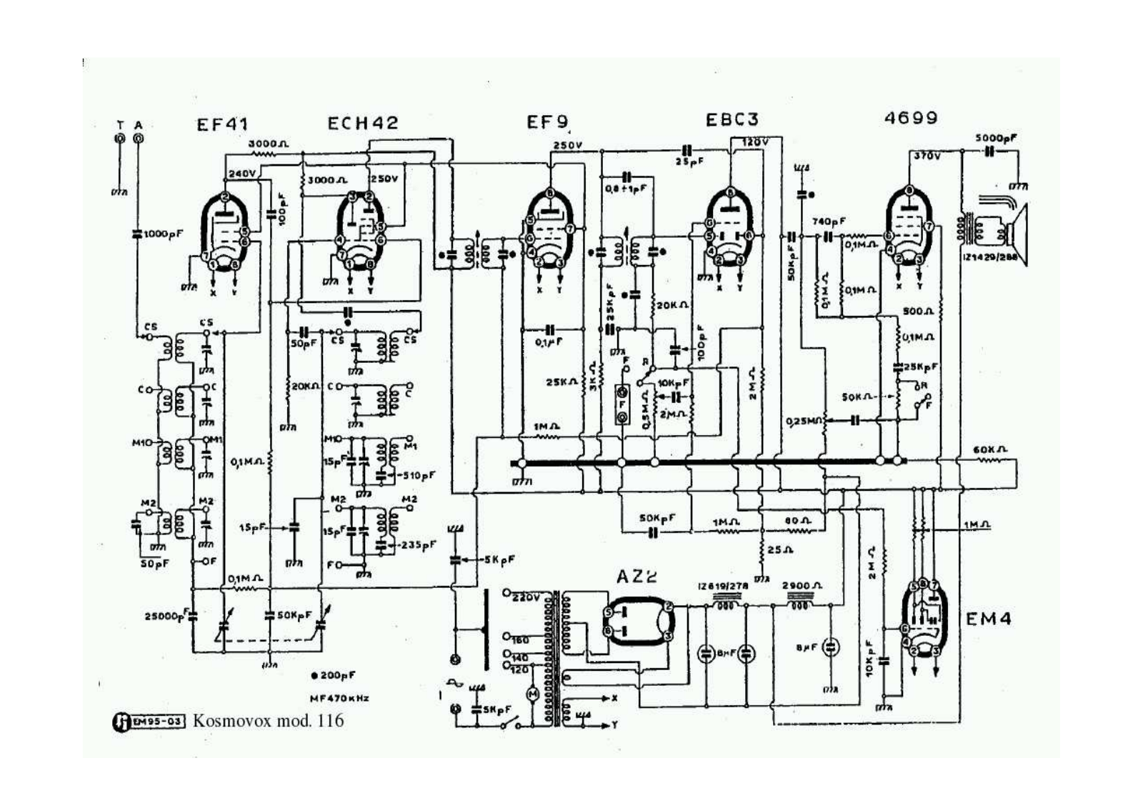 Kosmovox 116 schematic