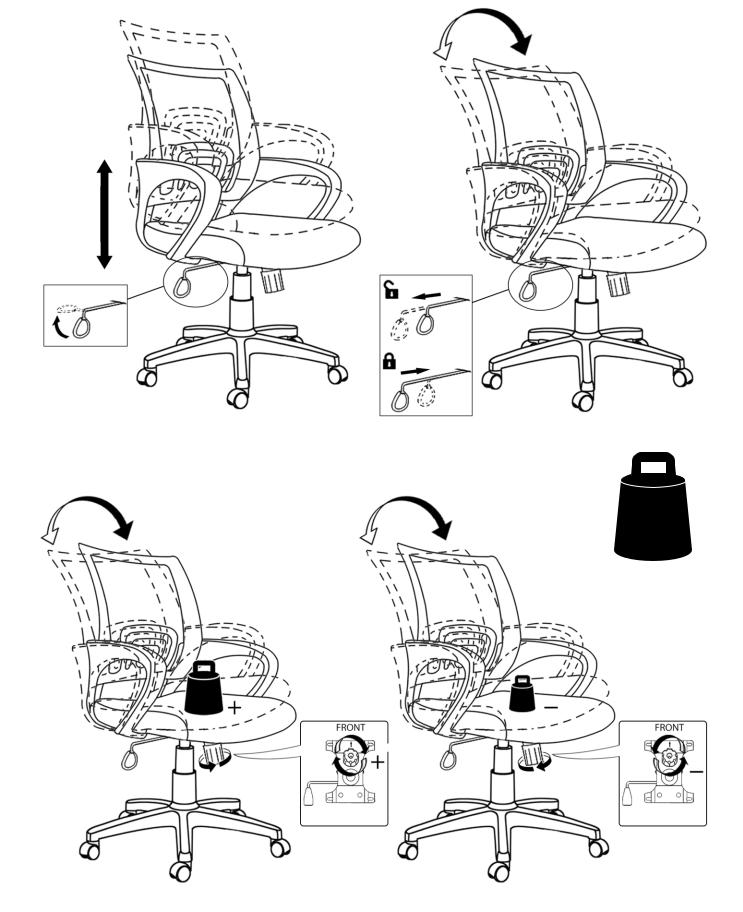 Chairman 696 black, 696 grey INSTRUCTION MANUAL