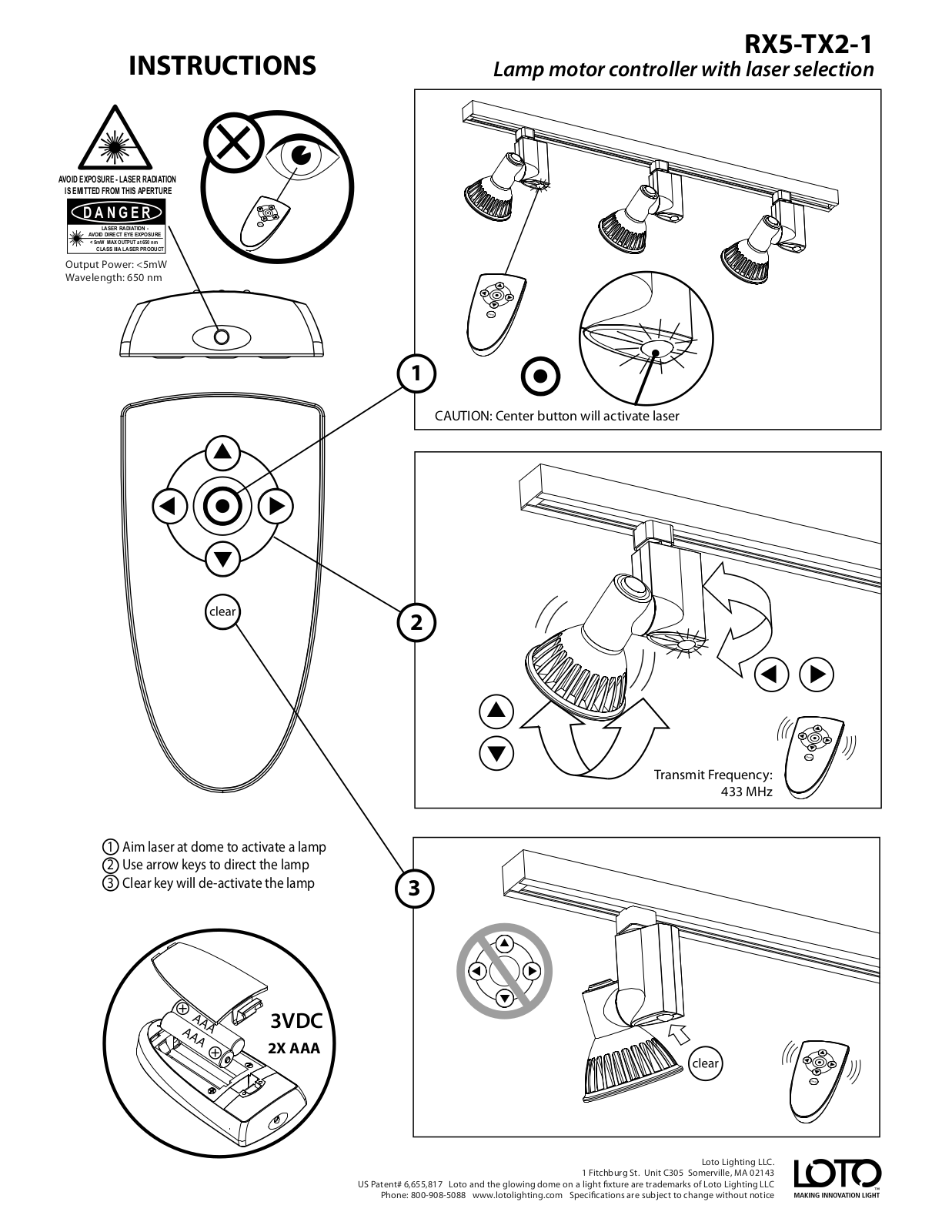 STL RX5 TX2 User Manual