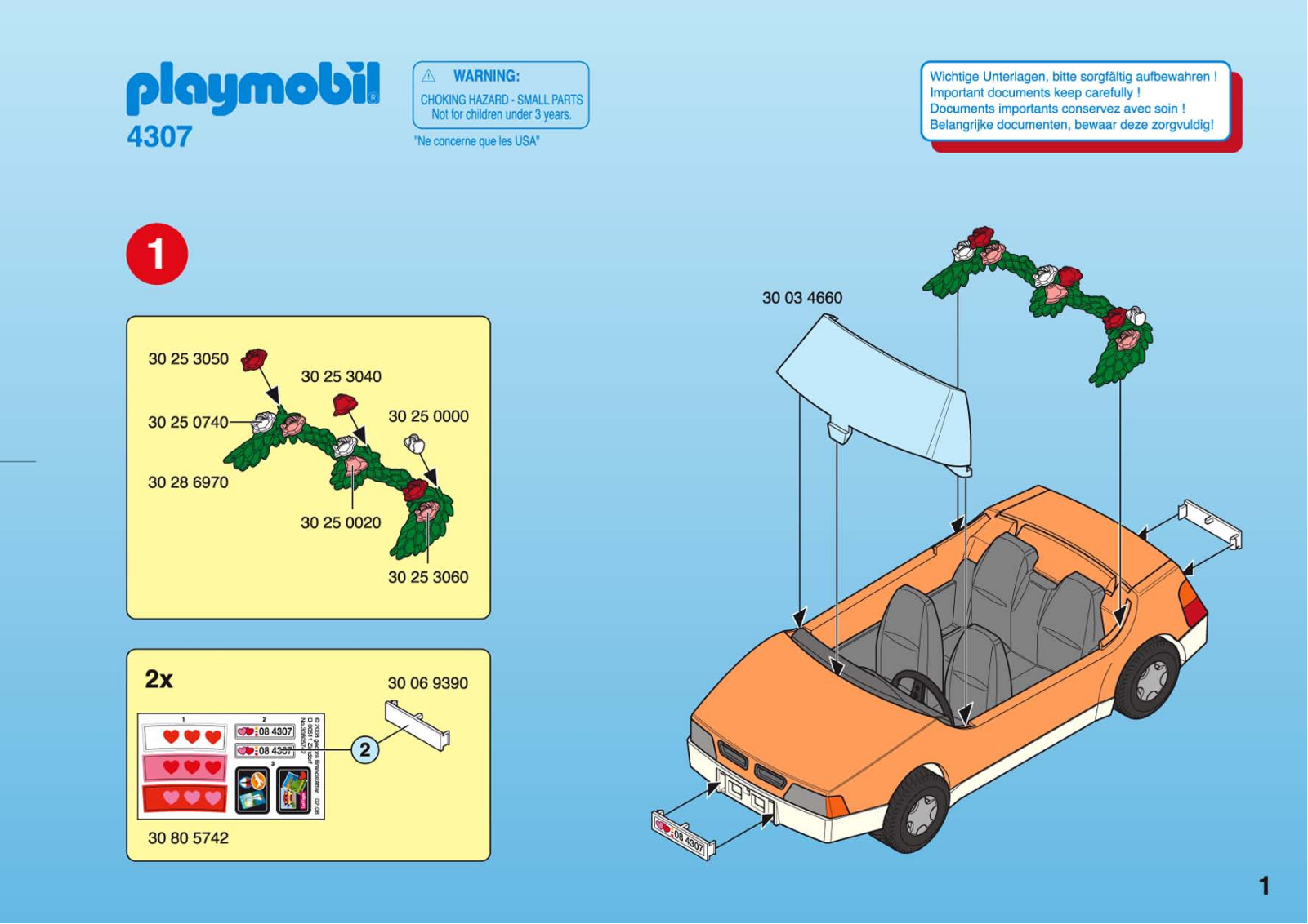 Playmobil 4307 Instructions