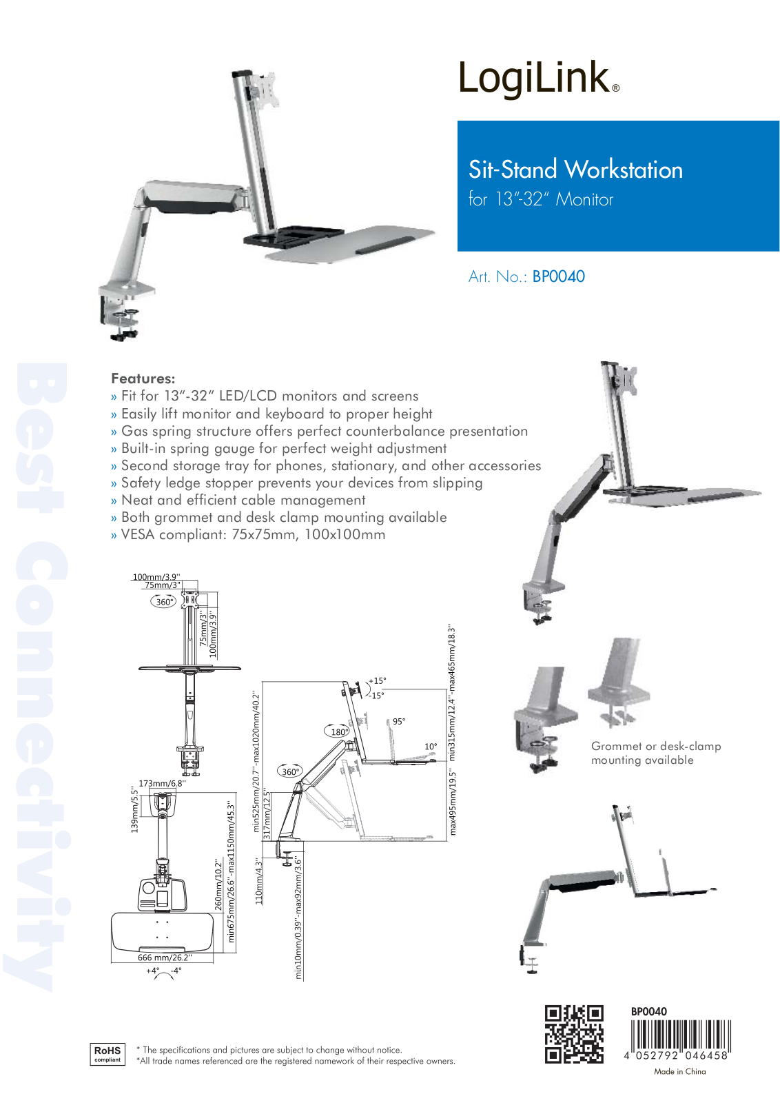 LOGILINK BP0040 Datasheet - ManualMachine.com