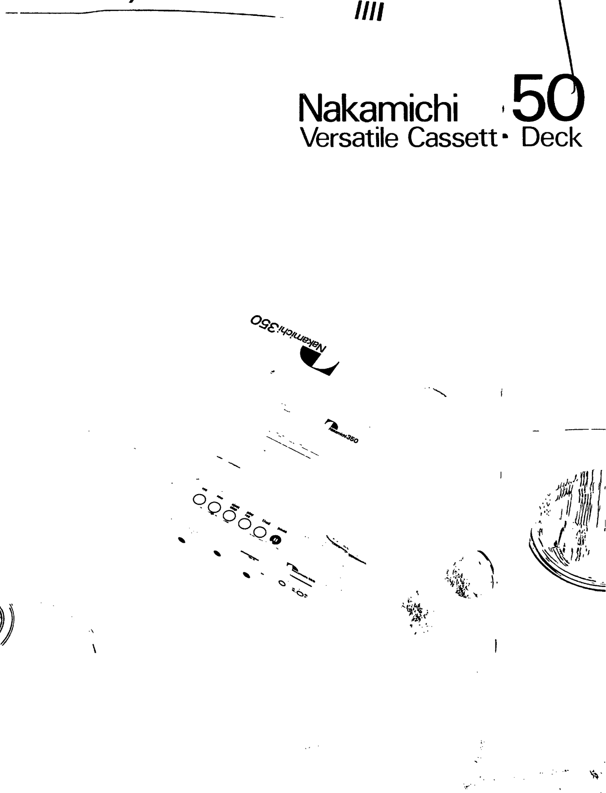 Nakamichi 350 Brochure