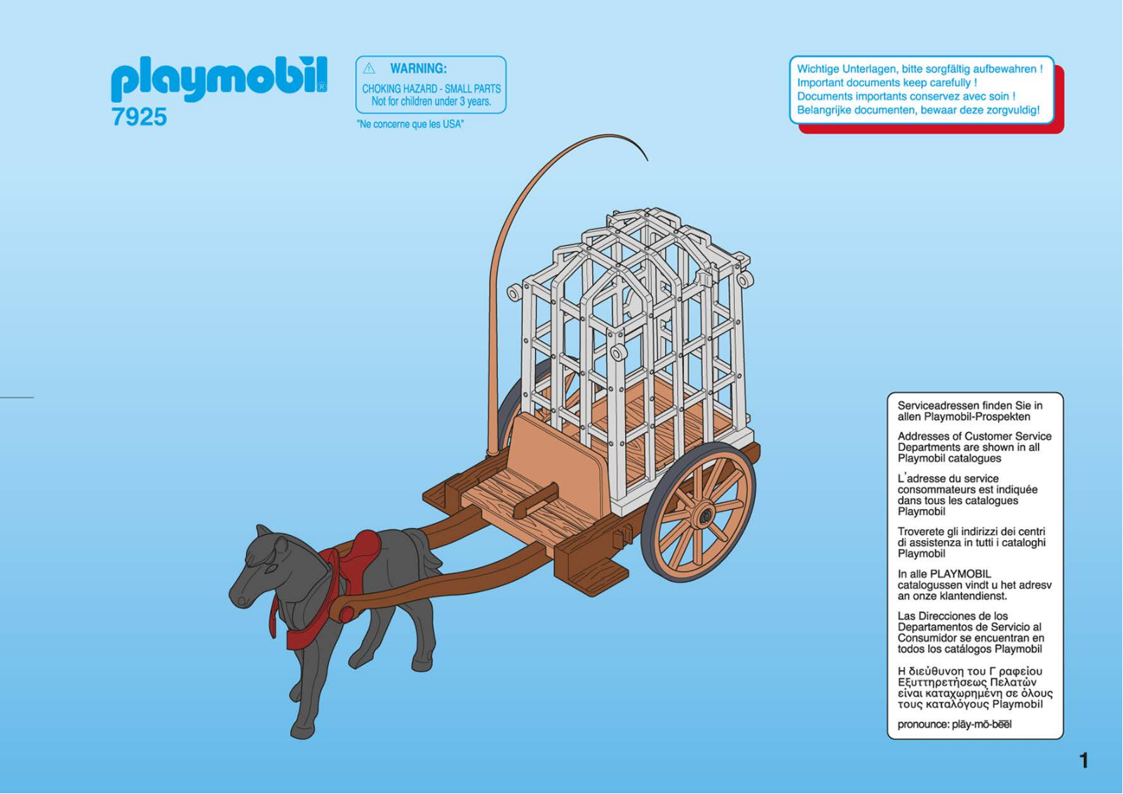 Playmobil 7925 Instructions - ManualMachine.com