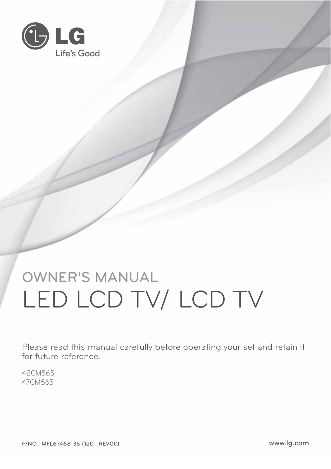 LG 42CM565UB User Manual