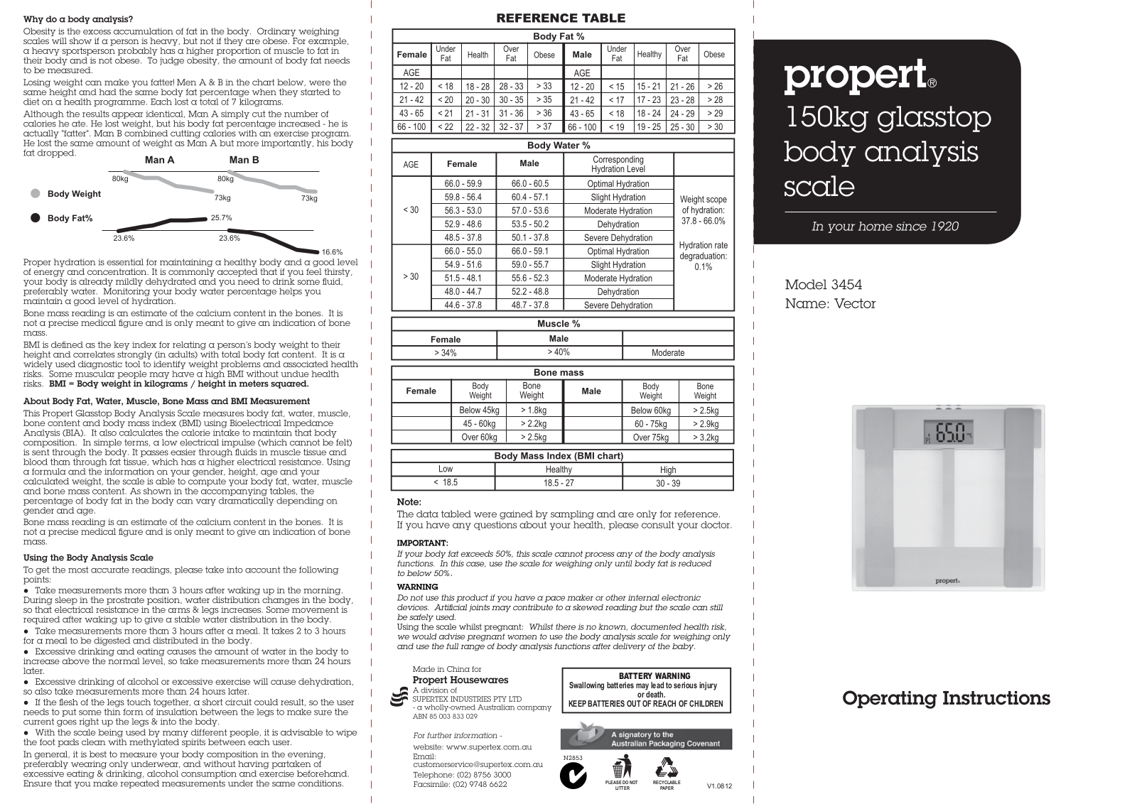 Propert 3454 User Manual - ManualMachine.com