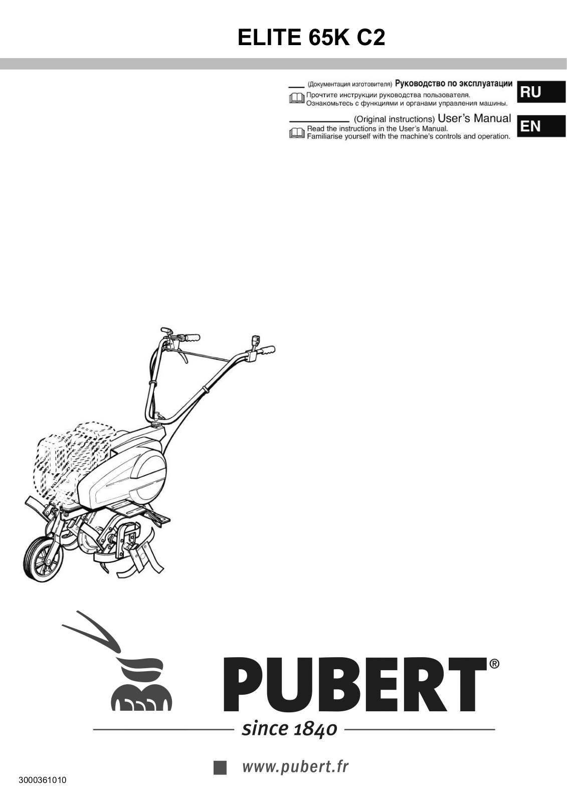 Pubert Elite 65K C2 User guide