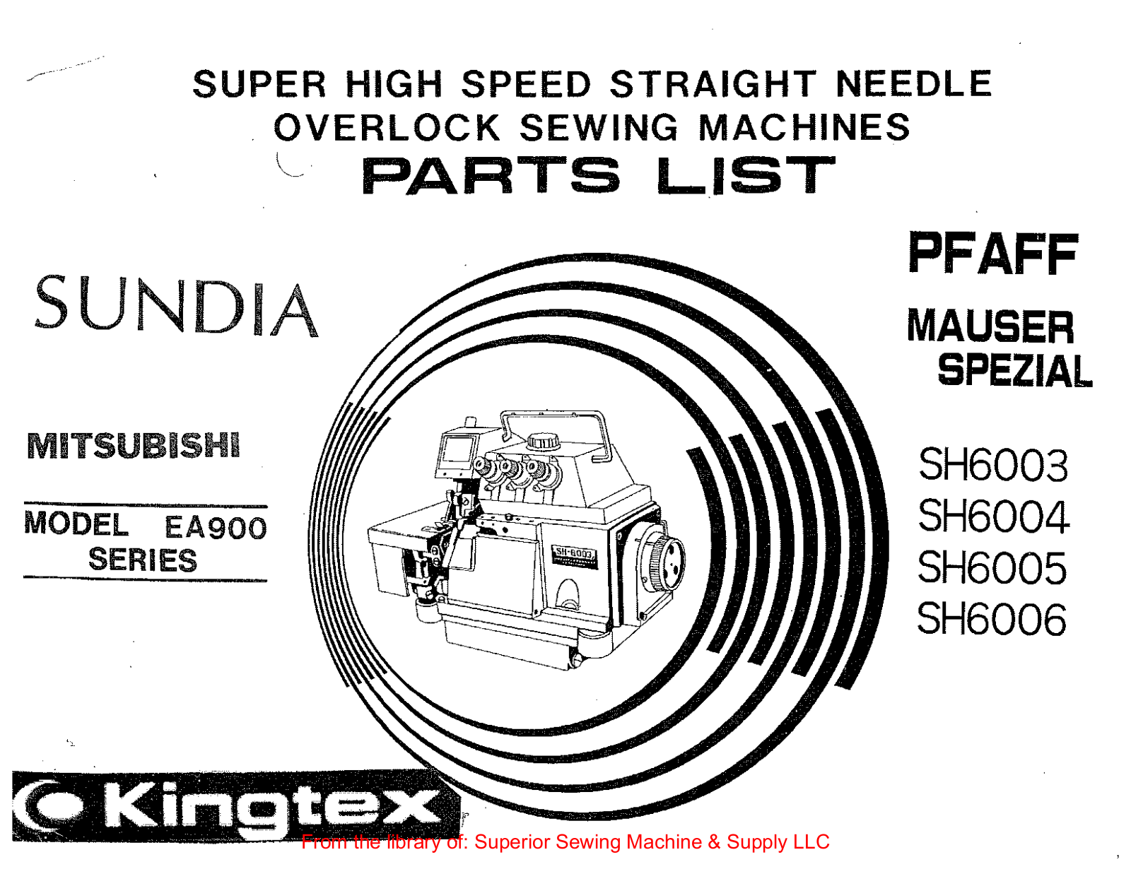 Kingtex SH6003, SH6006 User Manual - ManualMachine.com