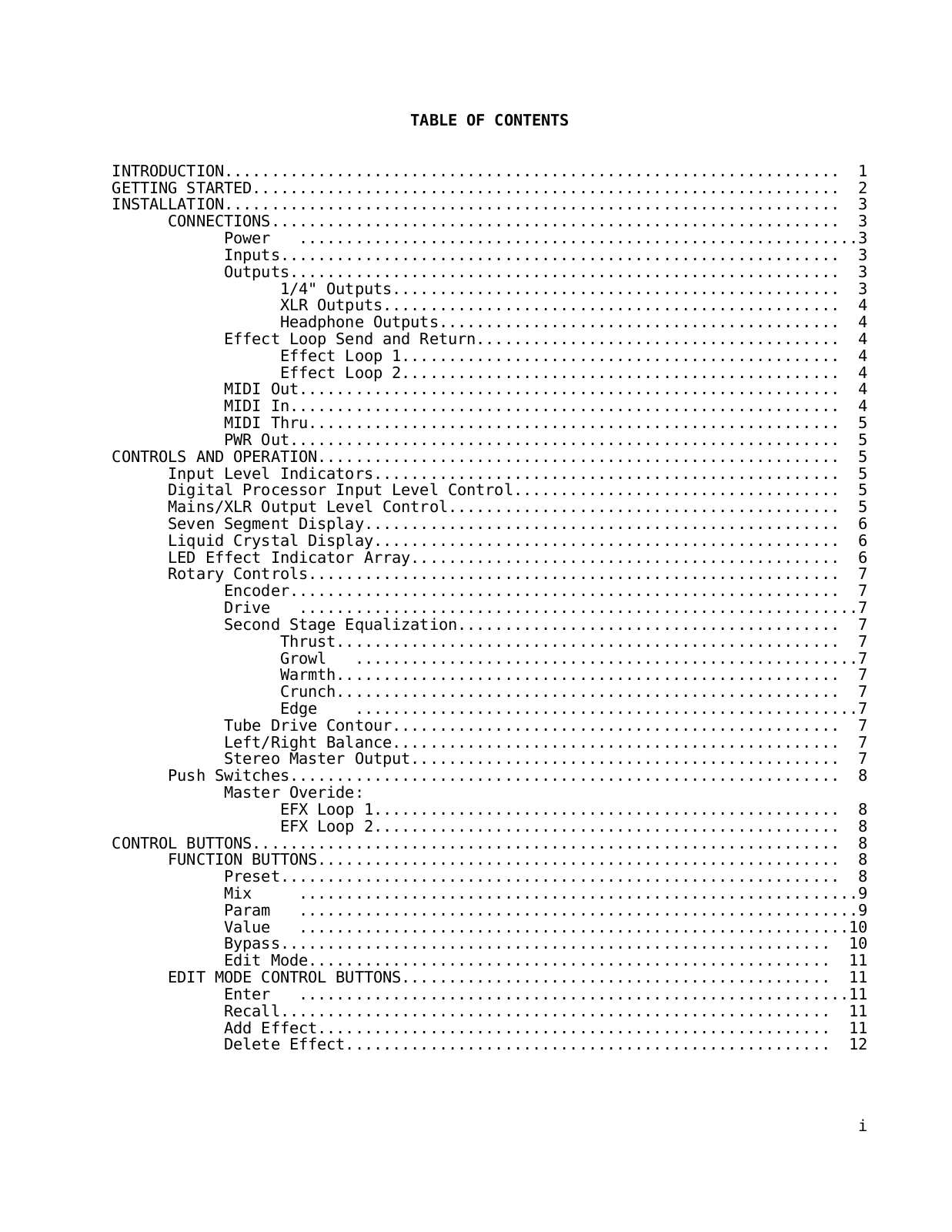 Applied Research and Technology (ART) SGX Series Owner's Manual