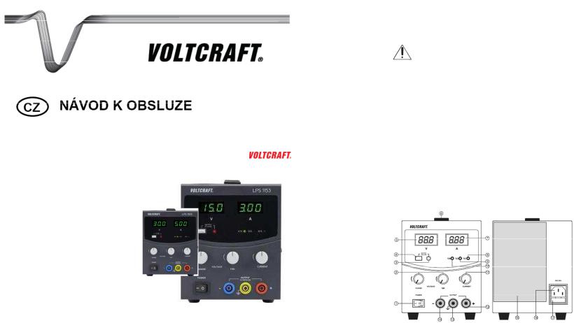 VOLTCRAFT LPS 1305, LPS 1153 User guide