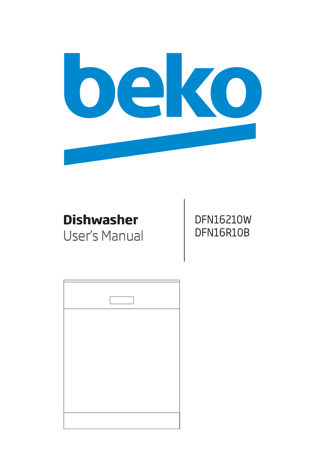 Beko DFN16R10B, DFN16210W User Manual