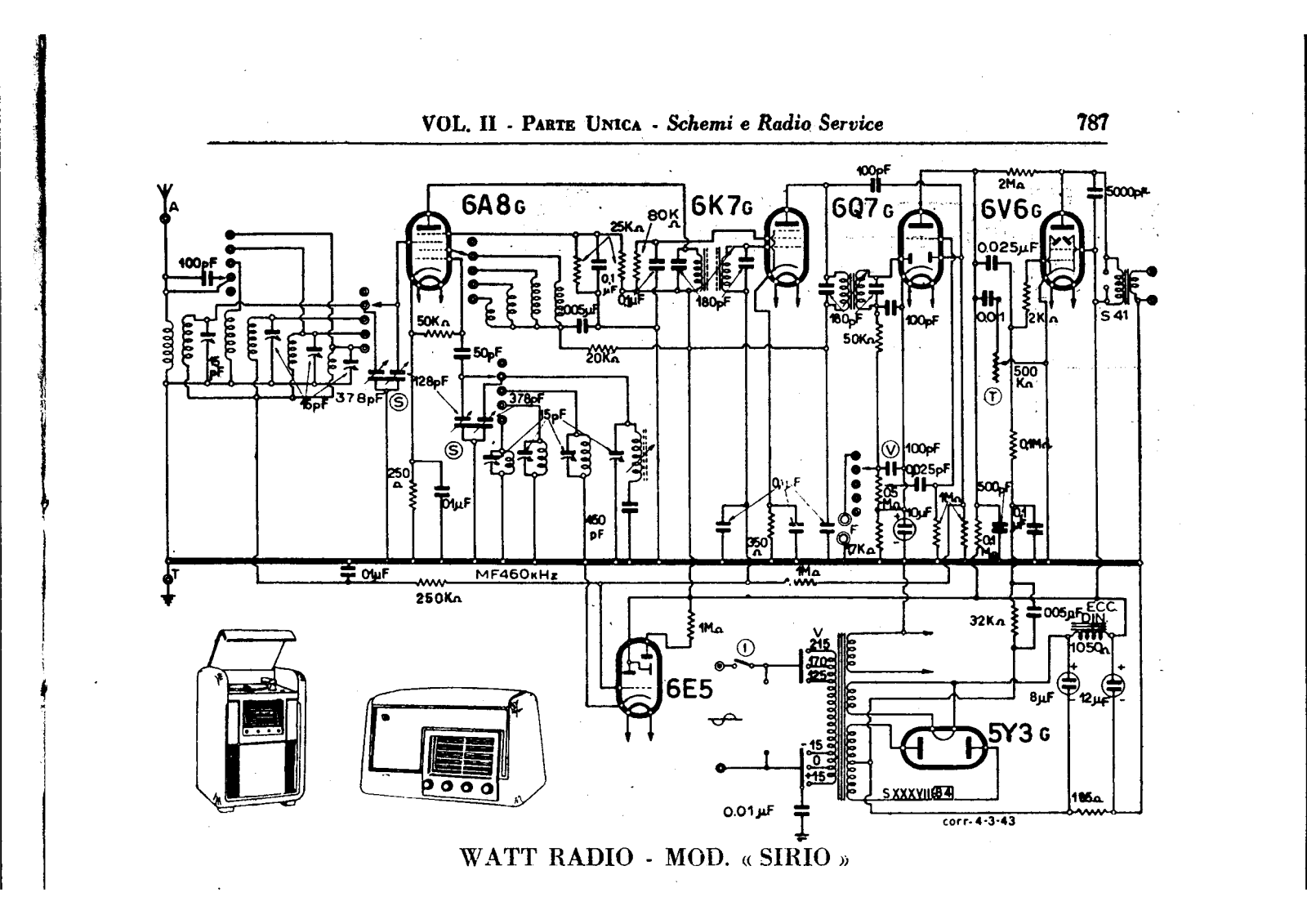 Watt Radio sirio schematic