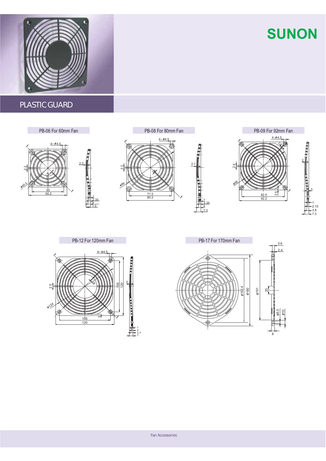 SUNON PB-08 Specification - ManualMachine.com
